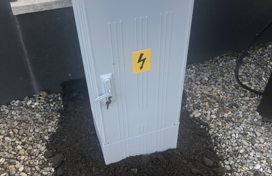 Einzelner Messpunkt am Boden